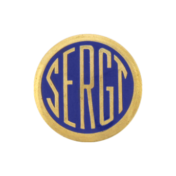 Blackinton A2813-G Sergeant Collar Lapel Pin (15/16") Min Order: 2