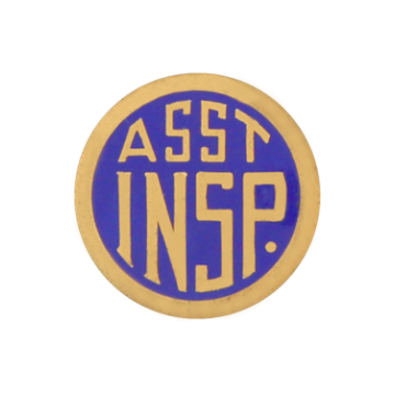 Blackinton A2813-H Assistant Inspector Collar Lapel Pin (15/16") Min Order: 2