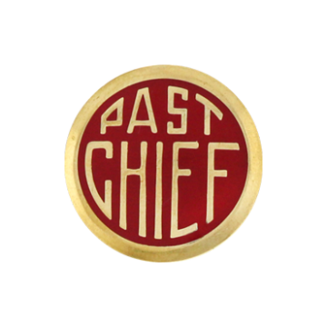 Blackinton A2813-J Past Chief Collar Lapel Pin (15/16") Min Order: 2