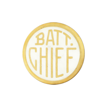 Blackinton A2813-M Battalion Chief Collar Lapel Pin (15/16") Min Order: 2