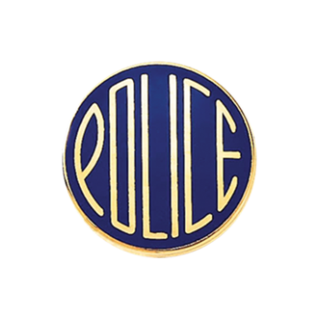 Blackinton A2813 Police Collar Lapel Pin (15/16") (Min Order: 2)