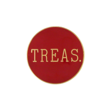 Blackinton A2813-Z Treasurer Collar Lapel Pin (15/16") Min Order: 2
