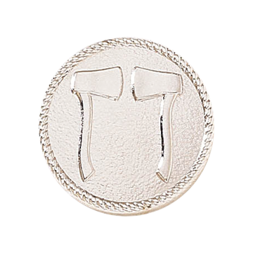 Blackinton A2894 Two Axes Facing Each Other on a Seal (15/16") Min Order: 2