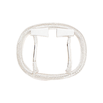 Blackinton A2895 Parallel Facing Axes with Outer Oval Ring (1-5/8" x 2")