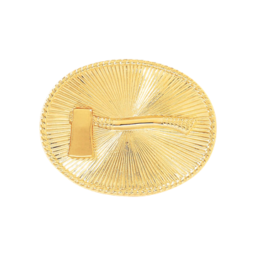 Blackinton A2896-RT Oval Right Facing Axe Cap Badge (1-7/16" x 1-13/16")