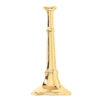 Blackinton A2904 Lieutenant Hat Badge with a Single Vertical Horn (1-1/2" x 5/8")