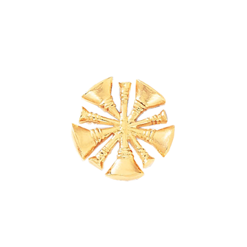 Blackinton A2905 5 Cut Out Crossed Horns (3/4") Min Order: 2