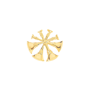 Blackinton A2906 Four Crossed Horns (3/4") Min Order: 2