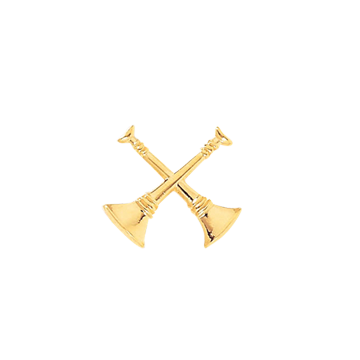 Blackinton A2908 2 Crossed Horns (11/16") Min Order: 2