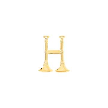 Blackinton A2909-2 Two Linked Horns (Min Order: 2)