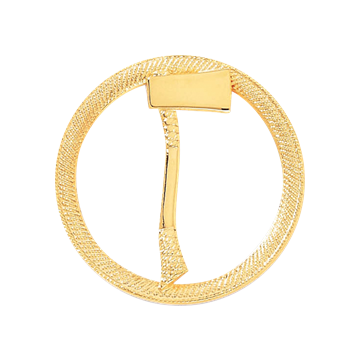 Blackinton A2945 Single Right Facing Axe with Round Rim (1-1/2")