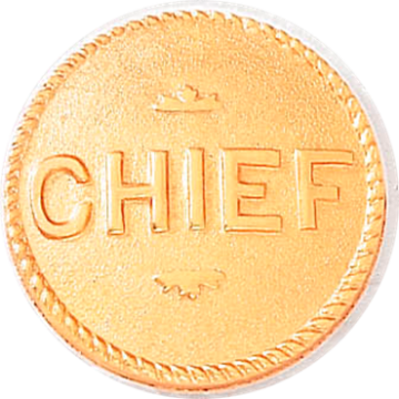 Blackinton A2955 Plain Chief Seal (15/16") Min Order: 2