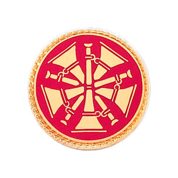 Blackinton A2963 Chief / Commissioner Five Crossed Bugle Seal (15/16") Min Order: 2