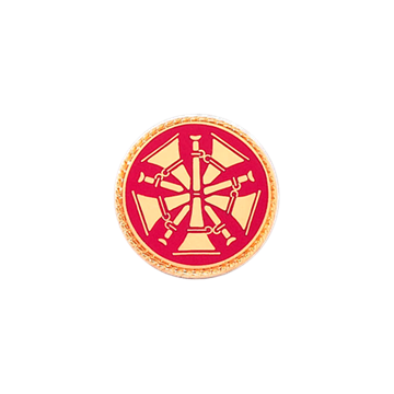 Blackinton A2965 Chief / Commissioner Five Crossed Bugles (1/2") Min Order: 2