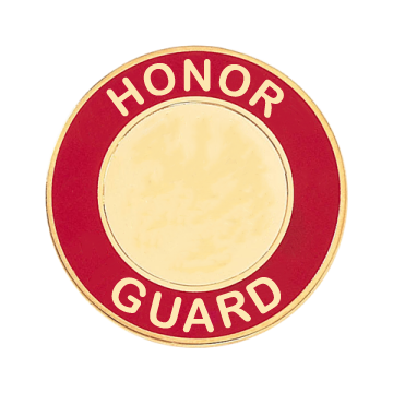 Blackinton A3061-D - Honor Guard Circular Hat Cap Badge (1-1/2")