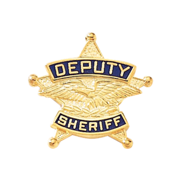 Blackinton A3271 Deputy Sheriff 5 Point Star Pin (Individual)