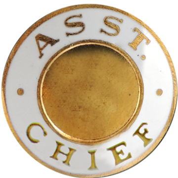 Blackinton A3317 - Assistant Chief Hat Cap Badge (1-1/2")