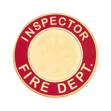 Blackinton A3548-A - Inspector Fire Department Circular Hat Cap Badge (1-1/2")