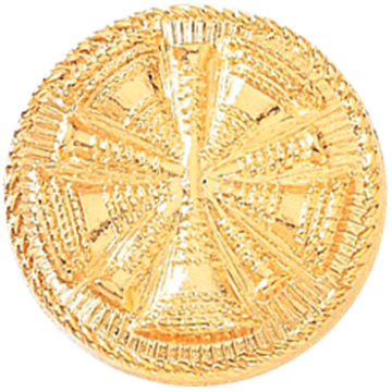 Blackinton A3574 Five Crossed Horns w/ Rays Seal (15/16") Min Order: 2