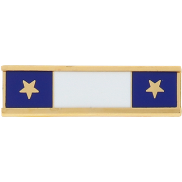 Blackinton A3705-G Years of Service Recognition Bar w/ 2 Stars (1-3/8" x 5/16")