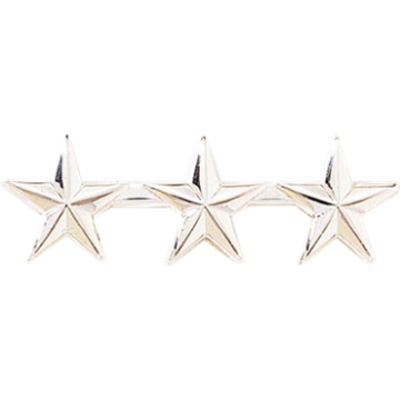 Blackinton A3731-3 Three Stars on a Bar (1/2") (Individual)