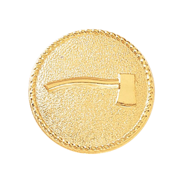 Blackinton A3732 Single Axe Facing Down (15/16") Min Order: 2