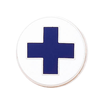 Blackinton A3824 Cross Collar Lapel Pin (15/16") Min Order: 2