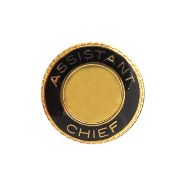 Blackinton A3953-AY - Assistant Chief Collar Seal (15/16") Min Order: 2