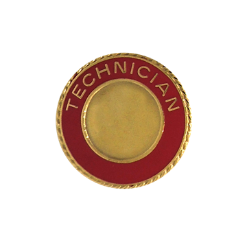 Blackinton A3953-BG - Technician Collar Seal Insignia (15/16") Min Order: 2