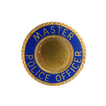 Blackinton A3953-BL - Master Police Officer Collar Insignia (15/16") Min Order: 2