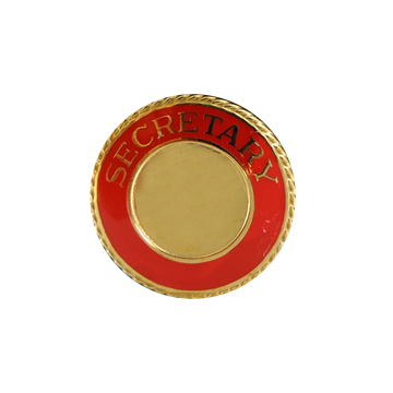 Blackinton A3953-BR - Secretary Collar Seal Insignia (15/16") Min Order: 2