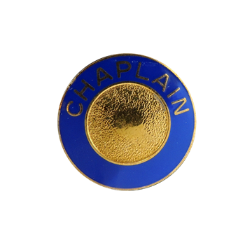 Blackinton A3953-BZ - Chaplain Collar Seal Insignia (15/16") Min Order: 2