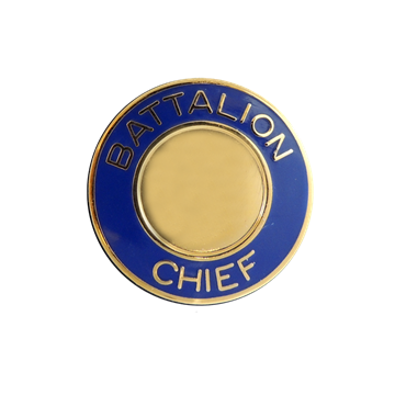 Blackinton A3953-CC - Battalion Chief Collar Seal Insignia (15/16") Min Order: 2
