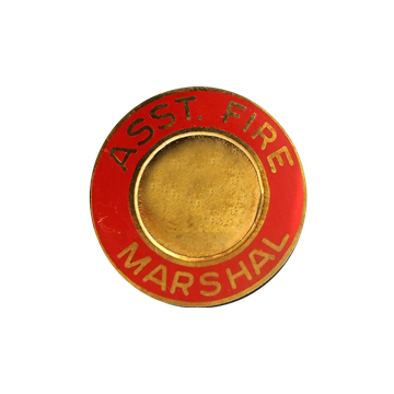 Blackinton A3953-EE - Asst. Fire Marshal Collar Seal (15/16") Min Order: 2