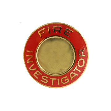 Blackinton A3953-KK - Fire Investigator Collar Seal Insignia (15/16") Min Order: 2