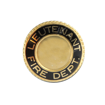 Blackinton A3953-L - Lieutenant Fire Dept. Collar Seal (15/16") Min Order: 2