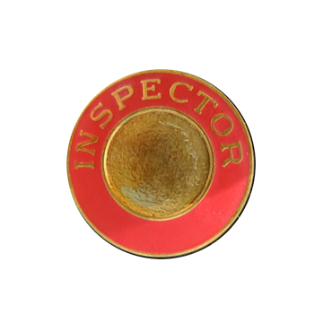 Blackinton A3953-P - Inspector Collar Seal Insignia (15/16") Min Order: 2