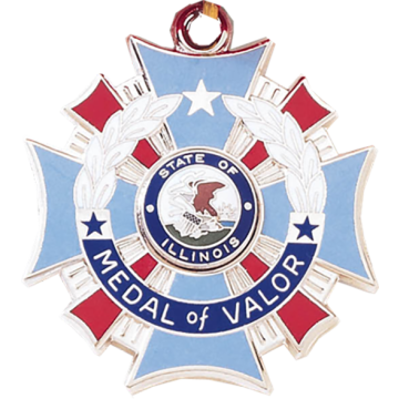 Blackinton A4117 Decorative Medal of Valor