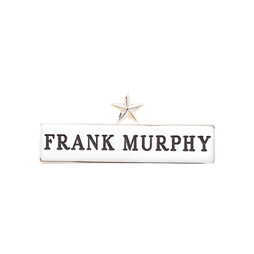 Blackinton A4180-S1 Name Bar with One Star (2-1/4" x 1/2")