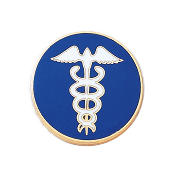 Blackinton A4256 Medical Caduceus Seal (15/16") (Min Order: 2)