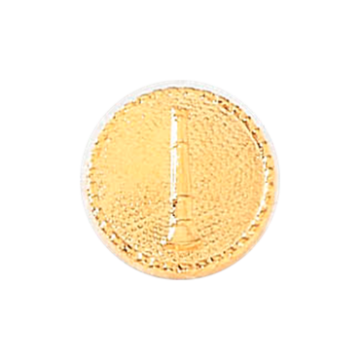 Blackinton A4261-C Lieutenant Single Horn Seal (1/2") Min Order: 2