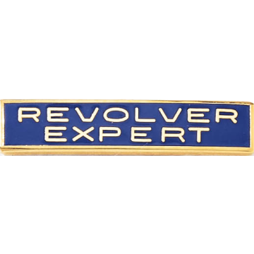 Blackinton A4499 Revolver Expert Marksmanship Bar (1-1/2" x 5/16")