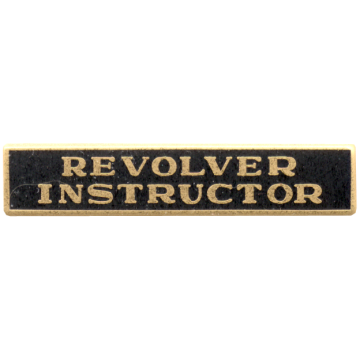 Blackinton A4499-B Revolver Instructor Marksmanship Bar (1-1/2" x 5/16")