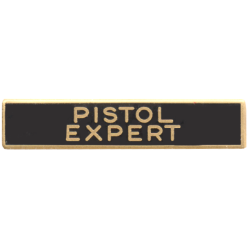 Blackinton A4499-E Pistol Expert Marksmanship Bar (1-1/2" x 5/16")