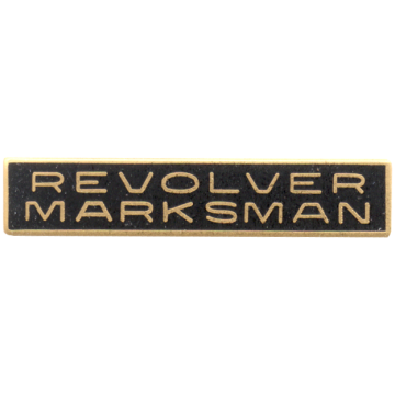 Blackinton A4500 Revolver Marksman Marksmanship Bar (1-1/2" x 5/16")