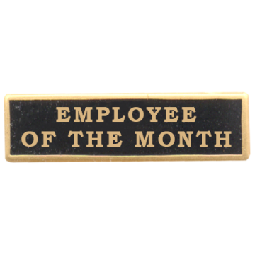 Blackinton A4560-AE Employee Of The Month Marksmanship Bar (1" x 1/4")