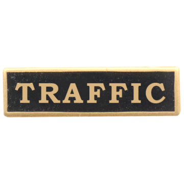 Blackinton A4560-AF Traffic Marksmanship Bar (1" x 1/4")