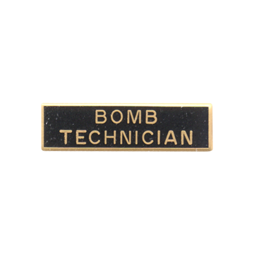Blackinton A4560-W Bomb Technician Marksmanship Bar (1" x 1/4")