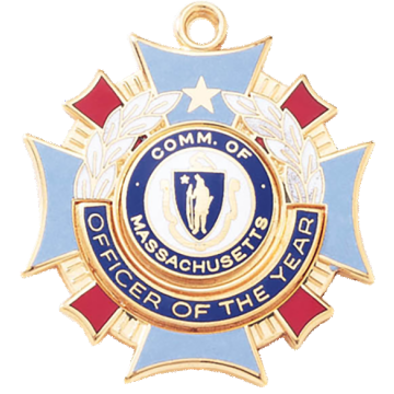 Blackinton A4597 Decorative Medal with Applied Panel