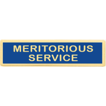 Blackinton A4616-AB Meritorious Service Commendation Bar (1-3/8" x 5/16")